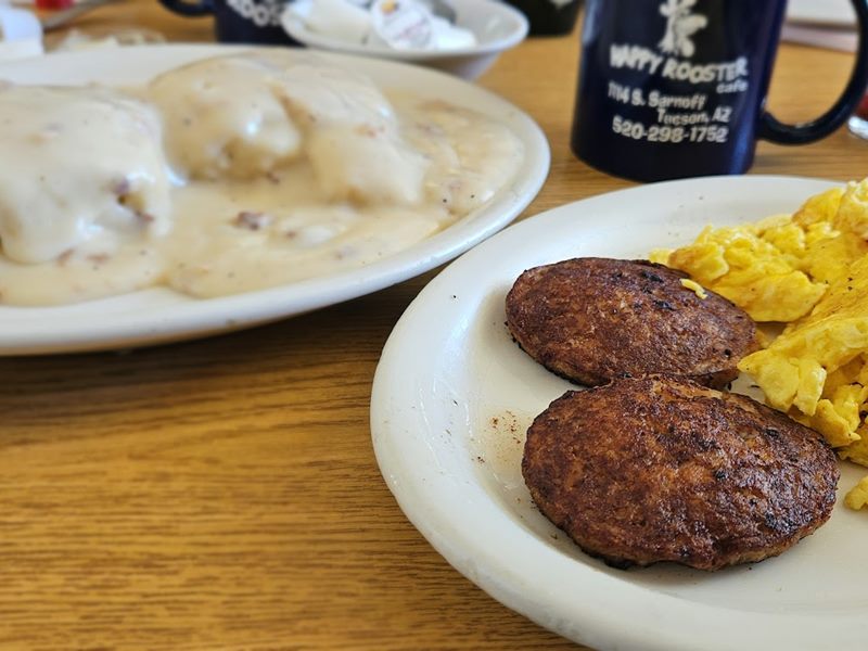 Happy Rooster Cafe food